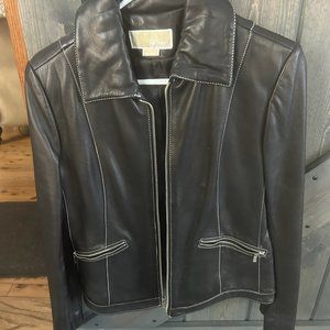 Michael Kors Black Leather Jacket